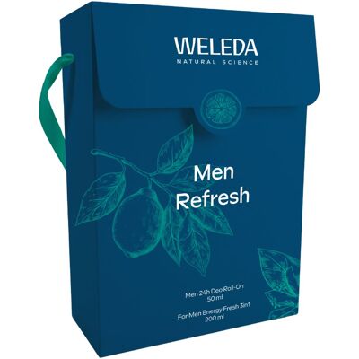 WELEDA Men Refresh férfi kozmetikai szett, 250 ml WELEDA Men Refresh férfi kozmetikai szett, 250 ml