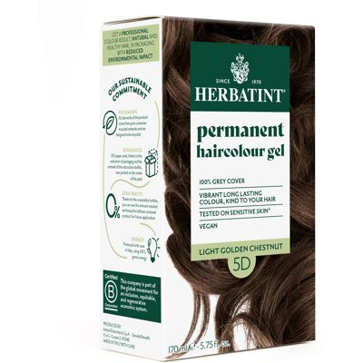 HERBATINT 5D Világos arany gesztenye, 170 ml HERBATINT 5D Világos arany gesztenye, 170 ml