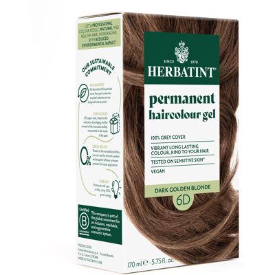 HERBATINT 6D Sötét aranyszőke, 170 ml HERBATINT 6D Sötét aranyszőke, 170 ml