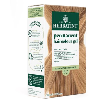 HERBATINT 8D Világos aranyszőke, 170 ml HERBATINT 8D Világos aranyszőke, 170 ml