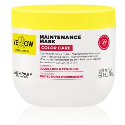 Alfaparf Milano - Yellow Color Care Mask - 500ml - Hajmaszk Alfaparf Milano - Yellow Color Care Mask - 500ml - Hajmaszk
