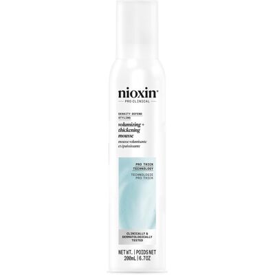 Nioxin Pro Clinical Density Defend Styling volumising + Thickening Mousse, 200ml Nioxin Pro Clinical Density Defend Styling volumising + Thickening Mousse, 200ml