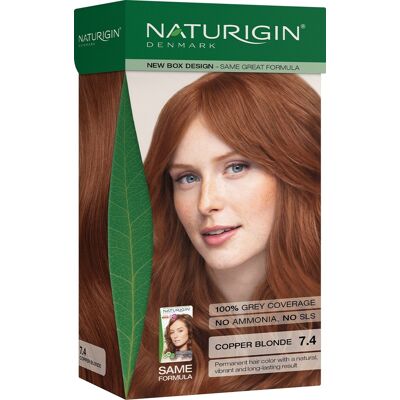 Naturigin Medium Blonde Red 7.4 Hajfesték - Organikus, 115ml Naturigin Medium Blonde Red 7.4 Hajfesték - Organikus, 115ml
