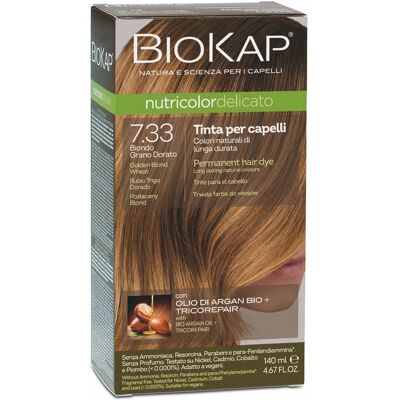 Biokap Nutricolor Delicato 7.33 Hajfesték - Természetes és Tápláló Szín Biokap Nutricolor Delicato 7.33 Hajfesték - Természetes és Tápláló Szín