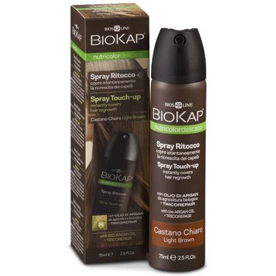 BIOKAP Nutricolor Delicato Spray Touch Up Light Brown 75 ml BIOKAP Nutricolor Delicato Spray Touch Up Light Brown 75 ml
