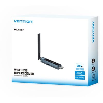 Vention Wireless HDMI Receiver Gray Vention Wireless HDMI Receiver Gray