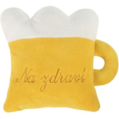 Bellatex Sör formájú párna, 32 × 36 cm Bellatex Sör formájú párna, 32 × 36 cm