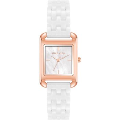 Anne Klein női négyzet alak, rózsaarany szín AK/5022RGWT óra Anne Klein női négyzet alak, rózsaarany szín AK/5022RGWT óra