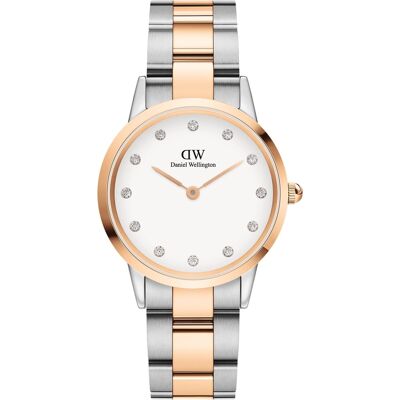 DANIEL WELLINGTON Iconic Link Lumine 32 mm Rose gold/Silver DANIEL WELLINGTON Iconic Link Lumine 32 mm Rose gold/Silver
