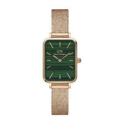 DANIEL WELLINGTON Quadro Pressed Mesh Rose gold/Green DANIEL WELLINGTON Quadro Pressed Mesh Rose gold/Green