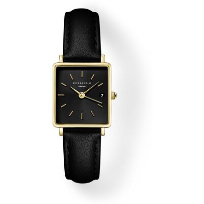 ROSEFIELD Boxy XS Black Leather QBBLG-Q53 ROSEFIELD Boxy XS Black Leather QBBLG-Q53