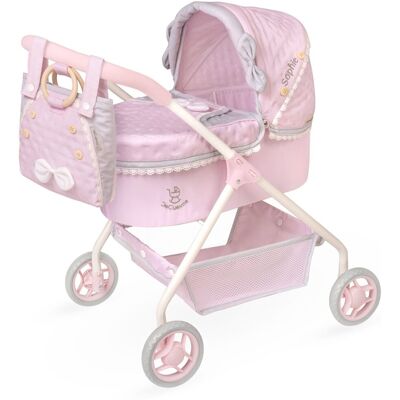 DeCuevas Toys DeCuevas 86075 Sophie 2025 Első babakocsim + táska - 56 cm DeCuevas Toys DeCuevas 86075 Sophie 2025 Első babakocsim + táska - 56 cm