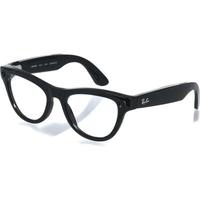 Meta RAY-BAN Meta Skyler (Standard) Smart Glasses (Gen 2) - Shiny Black, Clear to Graphite Green Tra Meta RAY-BAN Meta Skyler (Standard) Smart Glasses (Gen 2) - Shiny Black, Clear to Graphite Green Tra