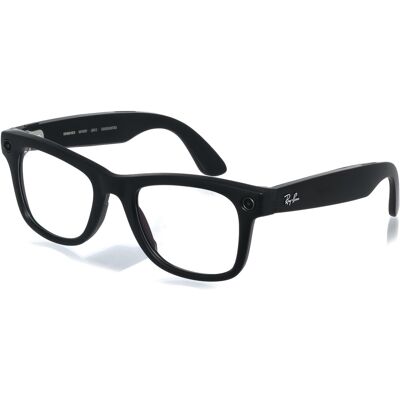 Meta RAY-BAN Meta Wayfarer (Large) Smart Glasses (Gen 2) - Matte Black, Clear Meta RAY-BAN Meta Wayfarer (Large) Smart Glasses (Gen 2) - Matte Black, Clear
