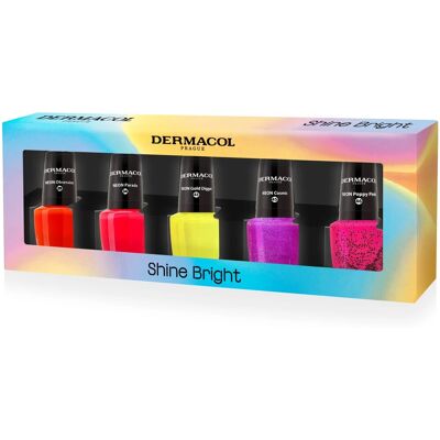 DERMACOL Neon körömlakk készlet 2026 DERMACOL Neon körömlakk készlet 2026