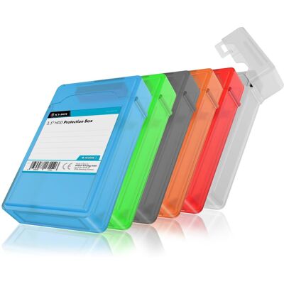 ICY BOX IB-AC602b-6 3.5" HDD tok szett, 6 db ICY BOX IB-AC602b-6 3.5" HDD tok szett, 6 db