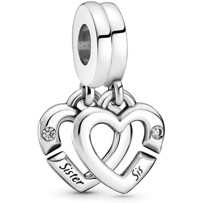 Pandora Moments 799538C01 Testvéri összetartás dupla függő charm (Ag925/1000, 3,6 g) Pandora Moments 799538C01 Testvéri összetartás dupla függő charm (Ag925/1000, 3,6 g)