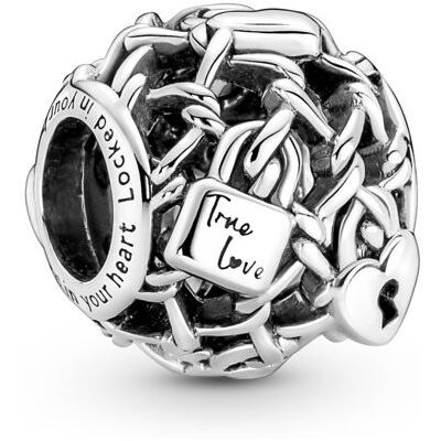 Pandora Moments 790071C00 Áttört láncos lakat charm (Ag 925/1000, 2,4 g) Pandora Moments 790071C00 Áttört láncos lakat charm (Ag 925/1000, 2,4 g)
