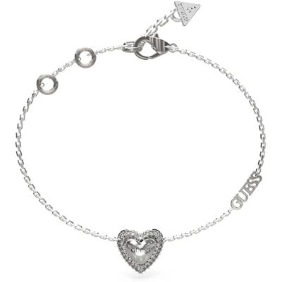 GUESS Ladies Silver Tone Bracelet JUBB05022JWRHS GUESS Ladies Silver Tone Bracelet JUBB05022JWRHS