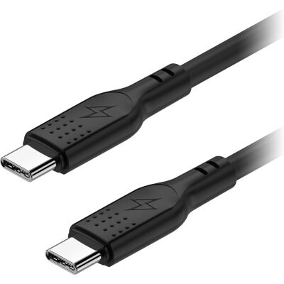 AlzaPower SilkCore USB-C / USB-C 2.0 5A, 240W, 2m, fekete AlzaPower SilkCore USB-C / USB-C 2.0 5A, 240W, 2m, fekete