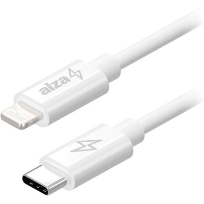 AlzaPower Core USB-C to Lightning MFi 0,5m, fehér AlzaPower Core USB-C to Lightning MFi 0,5m, fehér