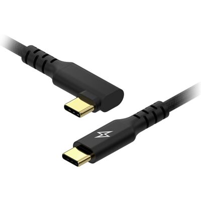 AlzaPower 90AluCore USB-C to USB-C 2.0, 100 W, 2 m - fekete AlzaPower 90AluCore USB-C to USB-C 2.0, 100 W, 2 m - fekete