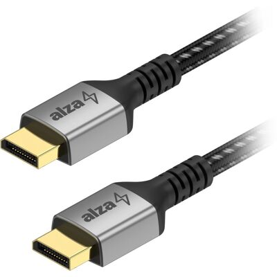 AlzaPower AluCore DisplayPort 1.4 8K 2m - fekete AlzaPower AluCore DisplayPort 1.4 8K 2m - fekete
