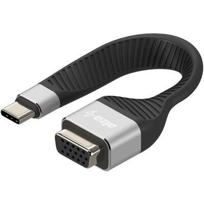 AlzaPower FlexCore USB-C 3.2 Gen 1 (M) to VGA (F), fekete AlzaPower FlexCore USB-C 3.2 Gen 1 (M) to VGA (F), fekete