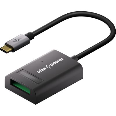 AlzaPower USB-C 3.2 Gen 2 (M) to M.2 NVMe & SATA, 0,2m, fekete AlzaPower USB-C 3.2 Gen 2 (M) to M.2 NVMe & SATA, 0,2m, fekete