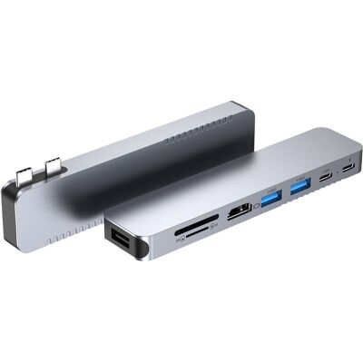 Choetech 7-in-2 USB-C to HDMI HUB Adapter Choetech 7-in-2 USB-C to HDMI HUB Adapter