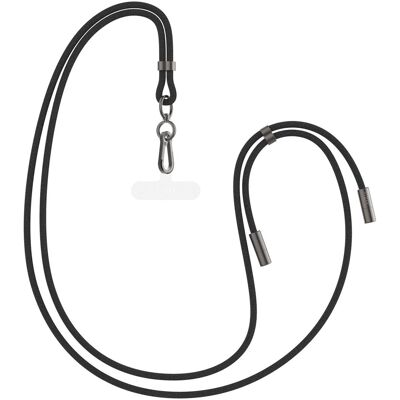 FIXED Neck Cable csatlakozók USB-C/USB-C 1.6 m PD 60W 480Mbps, fekete FIXED Neck Cable csatlakozók USB-C/USB-C 1.6 m PD 60W 480Mbps, fekete