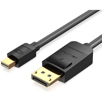 Vention Mini DisplayPort a DisplayPort Adapter - 3m - Fekete - Adapter Vention Mini DisplayPort a DisplayPort Adapter - 3m - Fekete - Adapter