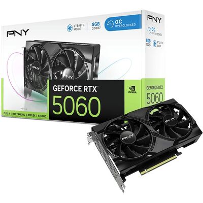 PNY GeForce RTX 5060 Overclocked Dual Fan PNY GeForce RTX 5060 Overclocked Dual Fan