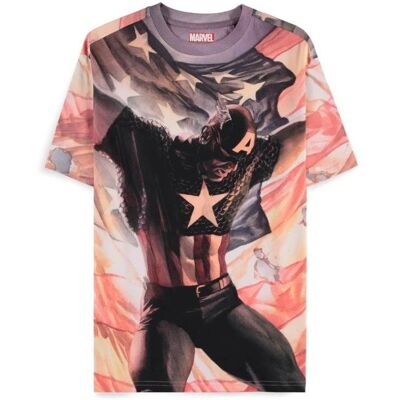 Difuzed Captain America - Hero - póló, XL Difuzed Captain America - Hero - póló, XL