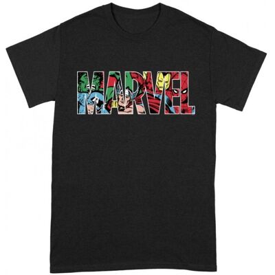 Logoshirt Marvel Comics - Logo Character Infill - XL-es póló Logoshirt Marvel Comics - Logo Character Infill - XL-es póló