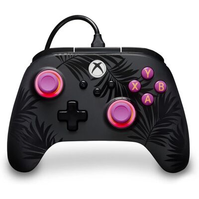 PowerA Advantage Plus Wired Controller for Xbox Series X S - Moonlit Palms PowerA Advantage Plus Wired Controller for Xbox Series X S - Moonlit Palms