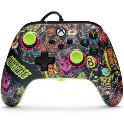 PowerA Advantage Wired Controller for Xbox Series X S - Fortnite Glow PowerA Advantage Wired Controller for Xbox Series X S - Fortnite Glow