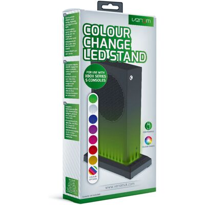 VENOM VS3511 Xbox Series S Multi-Colour LED Stand (Black) VENOM VS3511 Xbox Series S Multi-Colour LED Stand (Black)