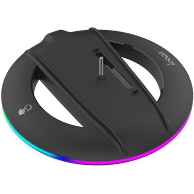 iPega P5S025S Függőleges PS5 Slim/PS5 Pro RGB állvány, fekete iPega P5S025S Függőleges PS5 Slim/PS5 Pro RGB állvány, fekete