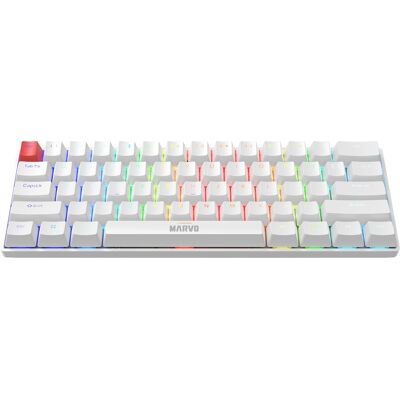 Marvo Saber 61 White Mechanical Wired Keyboard - EN Marvo Saber 61 White Mechanical Wired Keyboard - EN