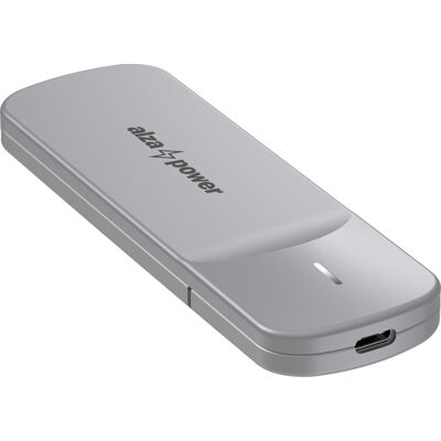 AlzaPower M.2 USB 3.1 Gen 2 SATA/NVMe SSD Drive Enclosure, asztroszürke AlzaPower M.2 USB 3.1 Gen 2 SATA/NVMe SSD Drive Enclosure, asztroszürke
