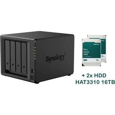 Synology DS925+ 2× HAT3310-16T (32 TB) Synology DS925+ 2× HAT3310-16T (32 TB)
