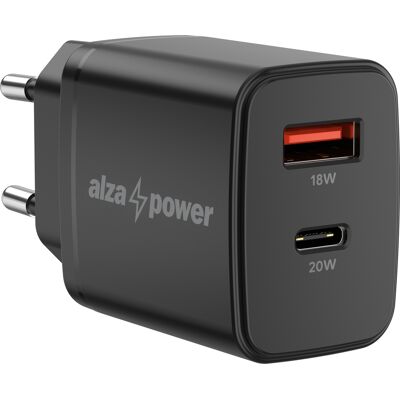 AlzaPower Compact A530 20W Fekete AlzaPower Compact A530 20W Fekete