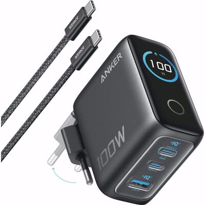 Anker 100W, 2xUSB-C, 1xUSB szürke Anker 100W, 2xUSB-C, 1xUSB szürke