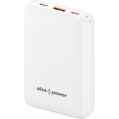AlzaPower Onyx Gen2 10000mAh Power Delivery, 22,5W, fehér AlzaPower Onyx Gen2 10000mAh Power Delivery, 22,5W, fehér