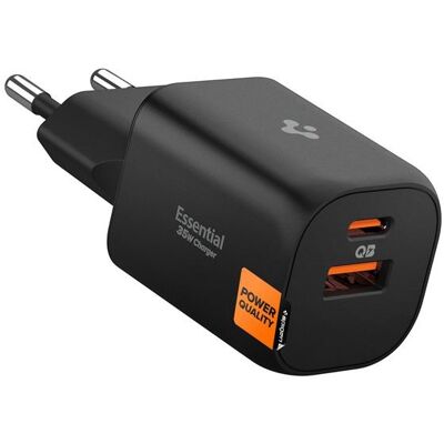 Spigen Essential 35W Wall Charger EE352EU Black Spigen Essential 35W Wall Charger EE352EU Black