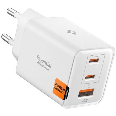 Spigen Essential 47W Wall Charger EE473EU White Spigen Essential 47W Wall Charger EE473EU White