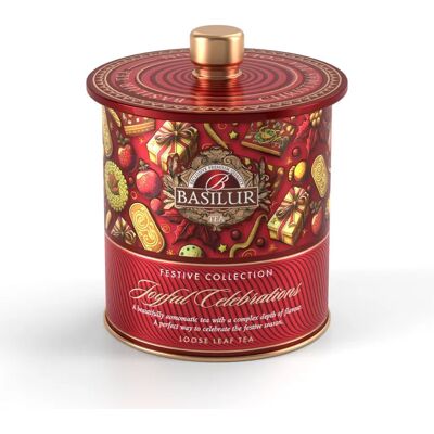 BASILUR Festive Tea Joyful Celebrations, fémdobozos, 75 g BASILUR Festive Tea Joyful Celebrations, fémdobozos, 75 g
