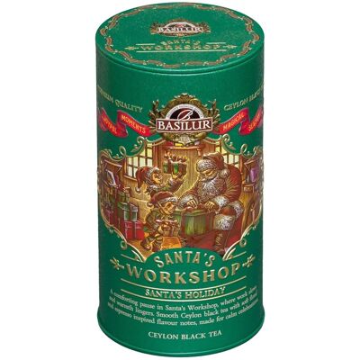 BASILUR Santa´s Workshop Santa´s Holiday, fémdobozos, 75 g BASILUR Santa´s Workshop Santa´s Holiday, fémdobozos, 75 g