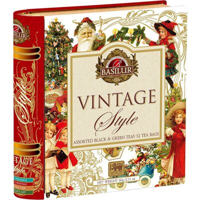 Basilur Vintage Book Assorted 24× 2 g, 8× 1,5 g Basilur Vintage Book Assorted 24× 2 g, 8× 1,5 g